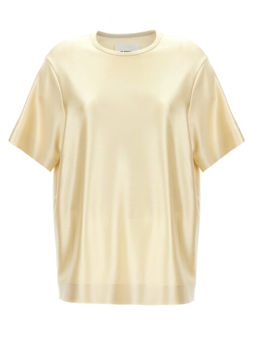 Laminated t-shirt JIL SANDER Gold