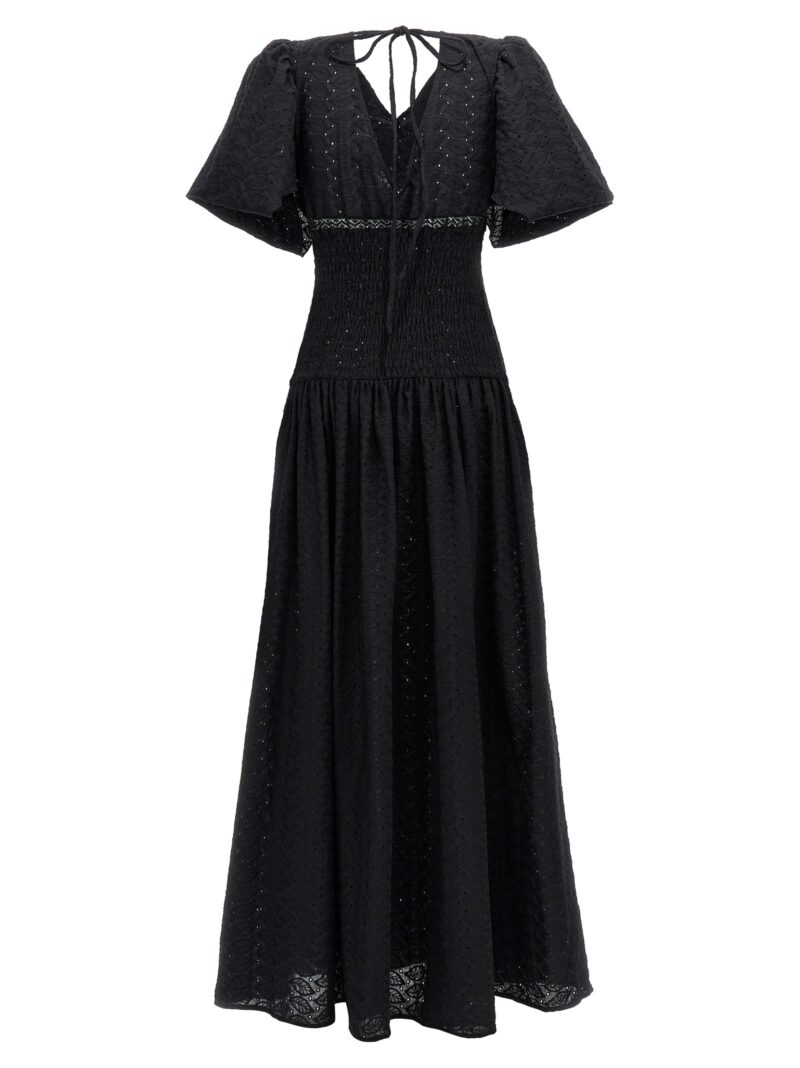 'Rosellina' long dress ROSELLINAPIZZONERO LE TWINS Black