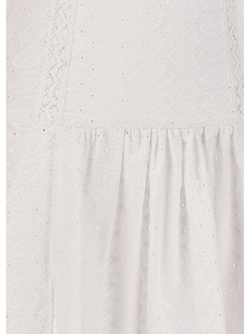 'Rosellina' long dress 100% cottton LE TWINS White