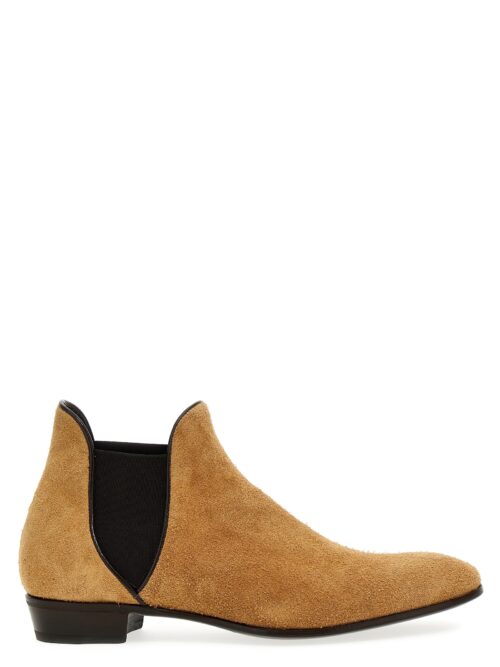 'Desert enamel' ankle boots LIDFORT Beige