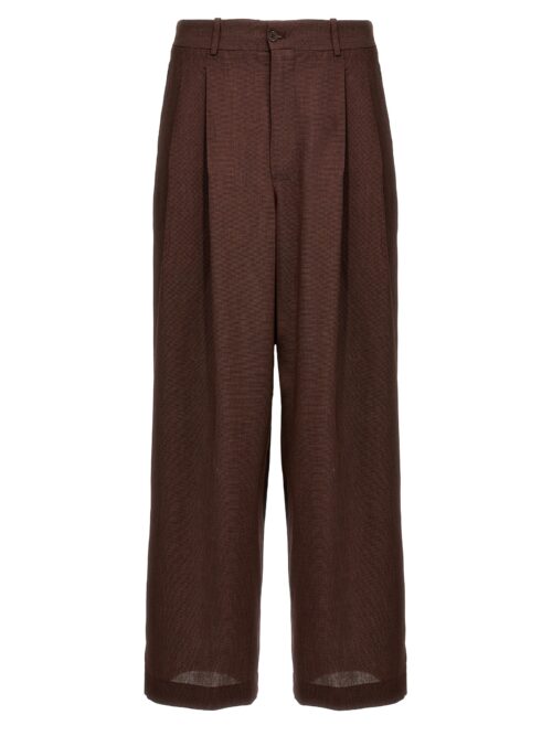 'Oversize elongated' pants HED MAYNER Brown