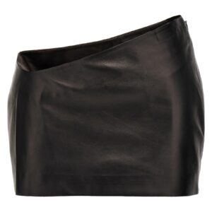 Asymmetrical skirt MONOT Black