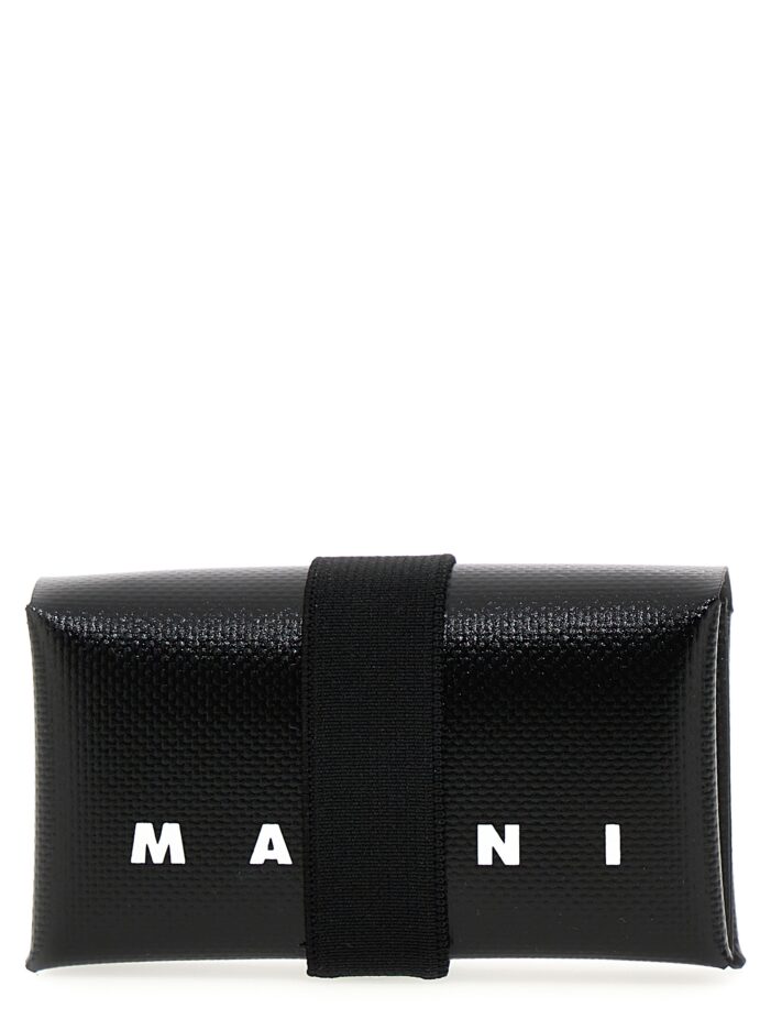 Logo wallet MARNI Black
