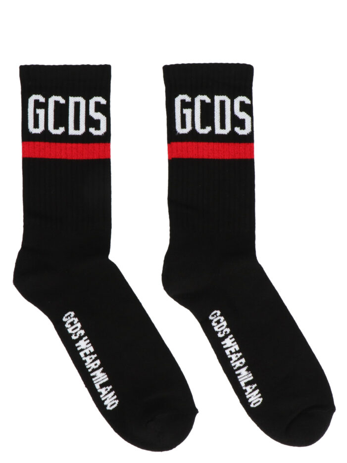 Logo socks GCDS Black
