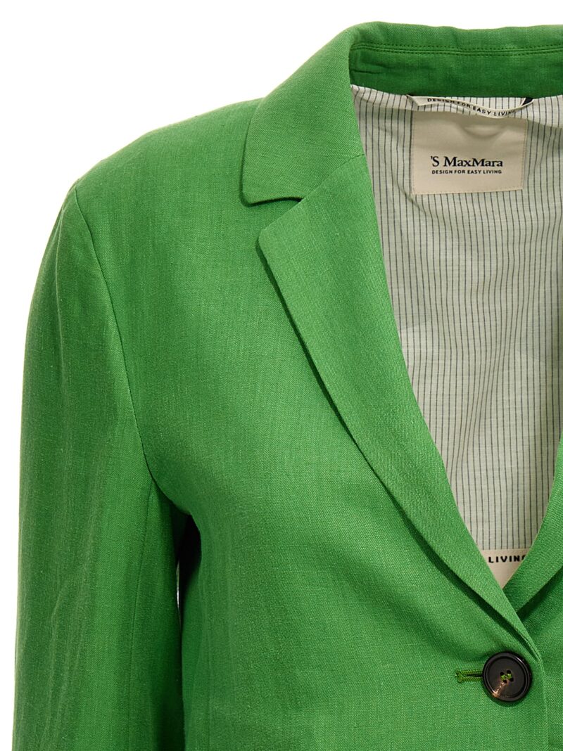 'Sofia' blazer jacket Woman MAX MARA 'S Green