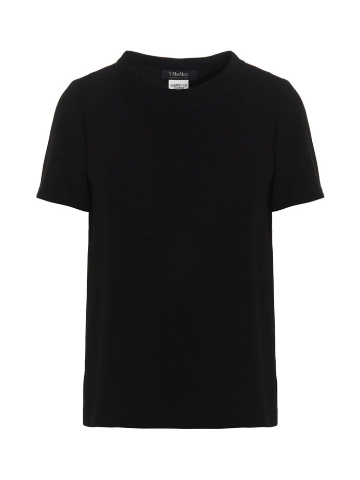 'Textile' T-shirt MAX MARA 'S Black