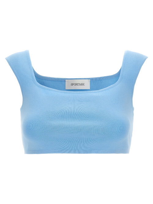 'Fulmine’ top SPORTMAX Light Blue