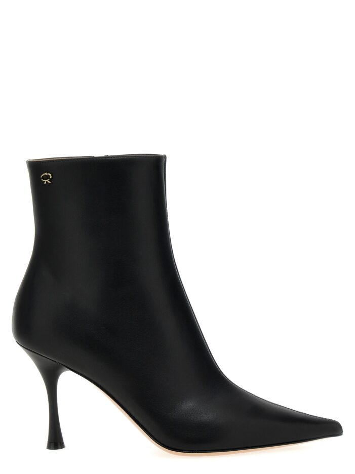 Leather ankle boots GIANVITO ROSSI Black
