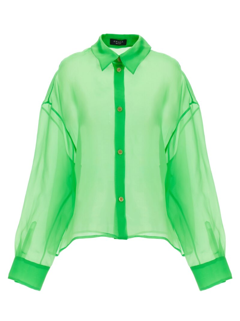 Organdy 80s shirt A.W.A.K.E. MODE Green