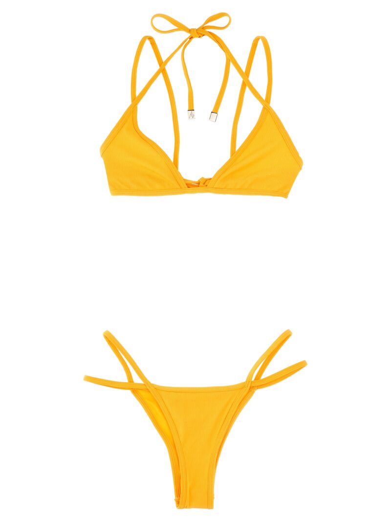 Ribbed bikini THE ATTICO Yellow