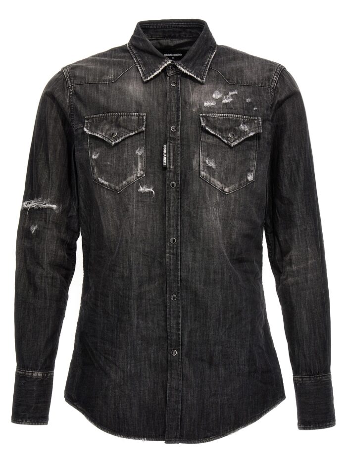 'Classic Western' shirt DSQUARED2 Black