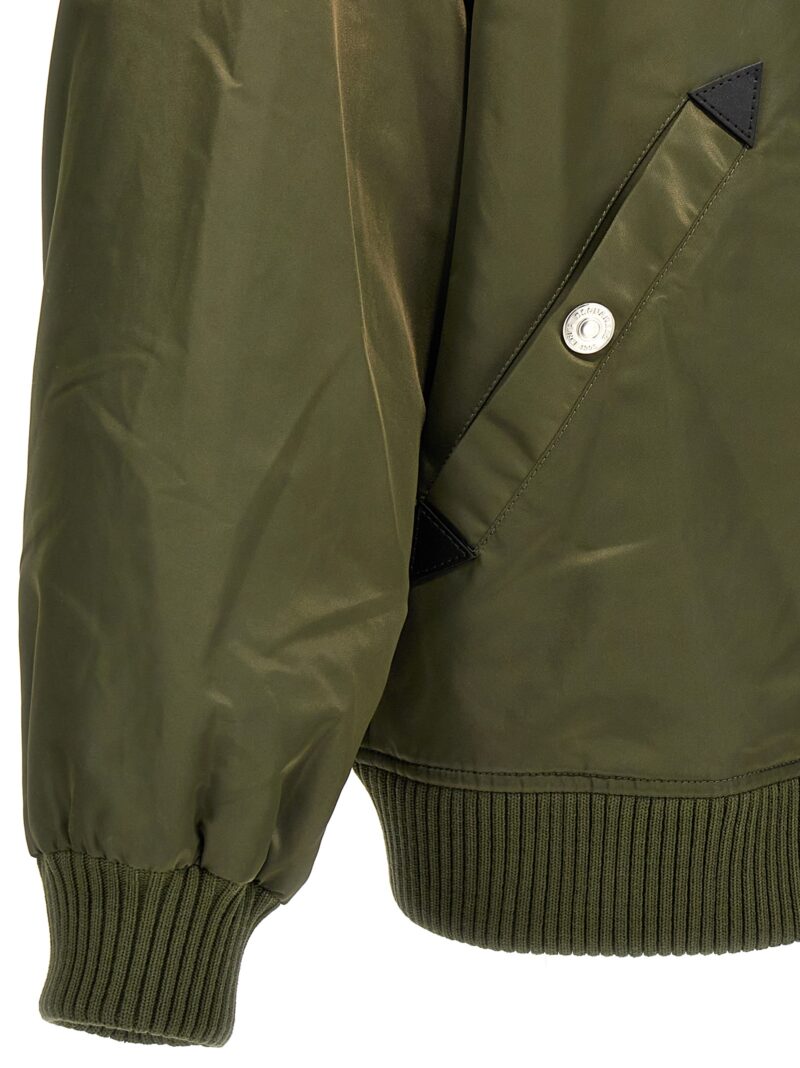 Classic bomber jacket 100% pa DSQUARED2 Green