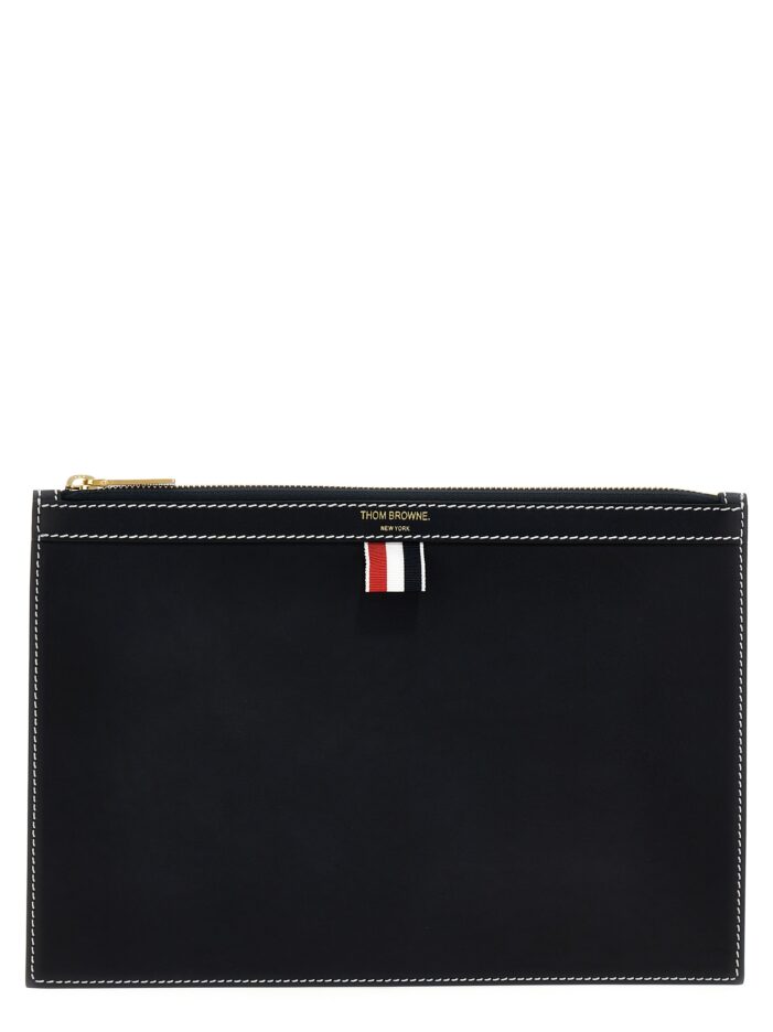 Small document pouch THOM BROWNE Blue