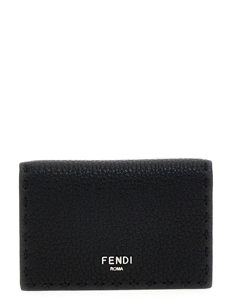 Selleria cardholder FENDI Black