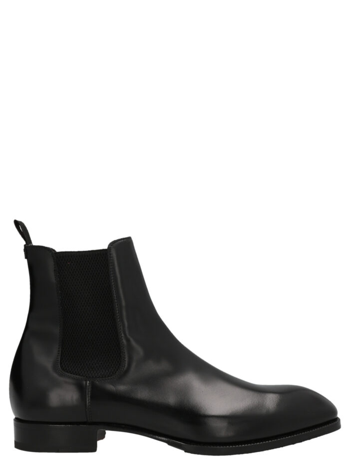 Chelsea leather boots LIDFORT Black