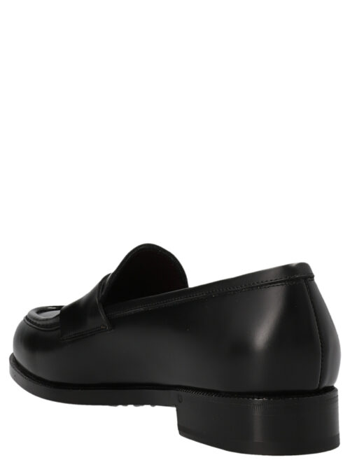 Leather loafers LIDFORT Black