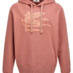 Embroidered logo hoodie ETRO Pink