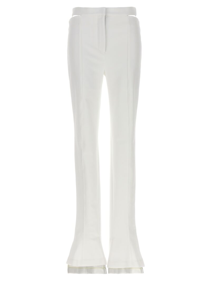 Cut-out pants MUGLER White