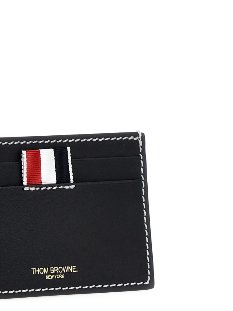 Logo cardholder Man THOM BROWNE Blue