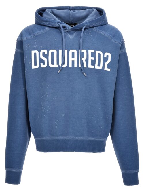 Cipro Fit hoodie DSQUARED2 Light Blue