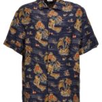 Embroidered logo print shirt ETRO Multicolor