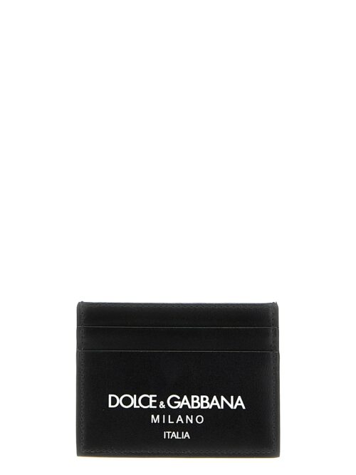 Logo print cardholder DOLCE & GABBANA White/Black