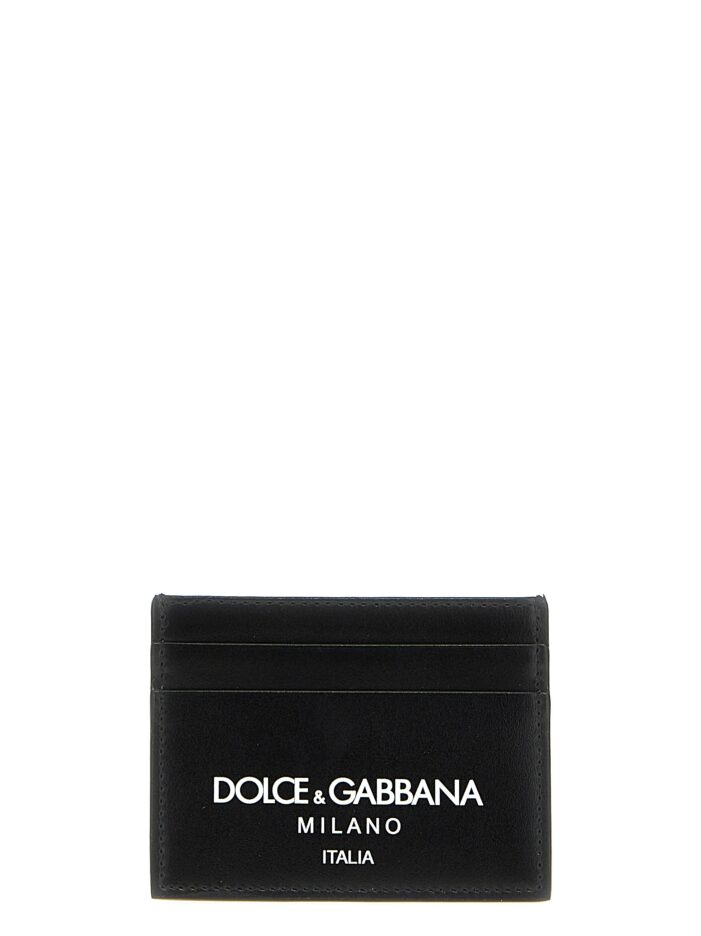 Logo print cardholder DOLCE & GABBANA White/Black