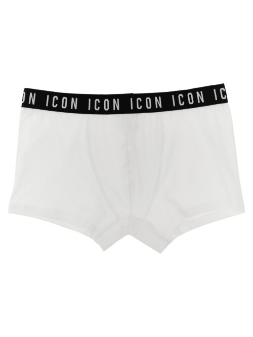 Logo boxer shorts DSQUARED2 White/Black