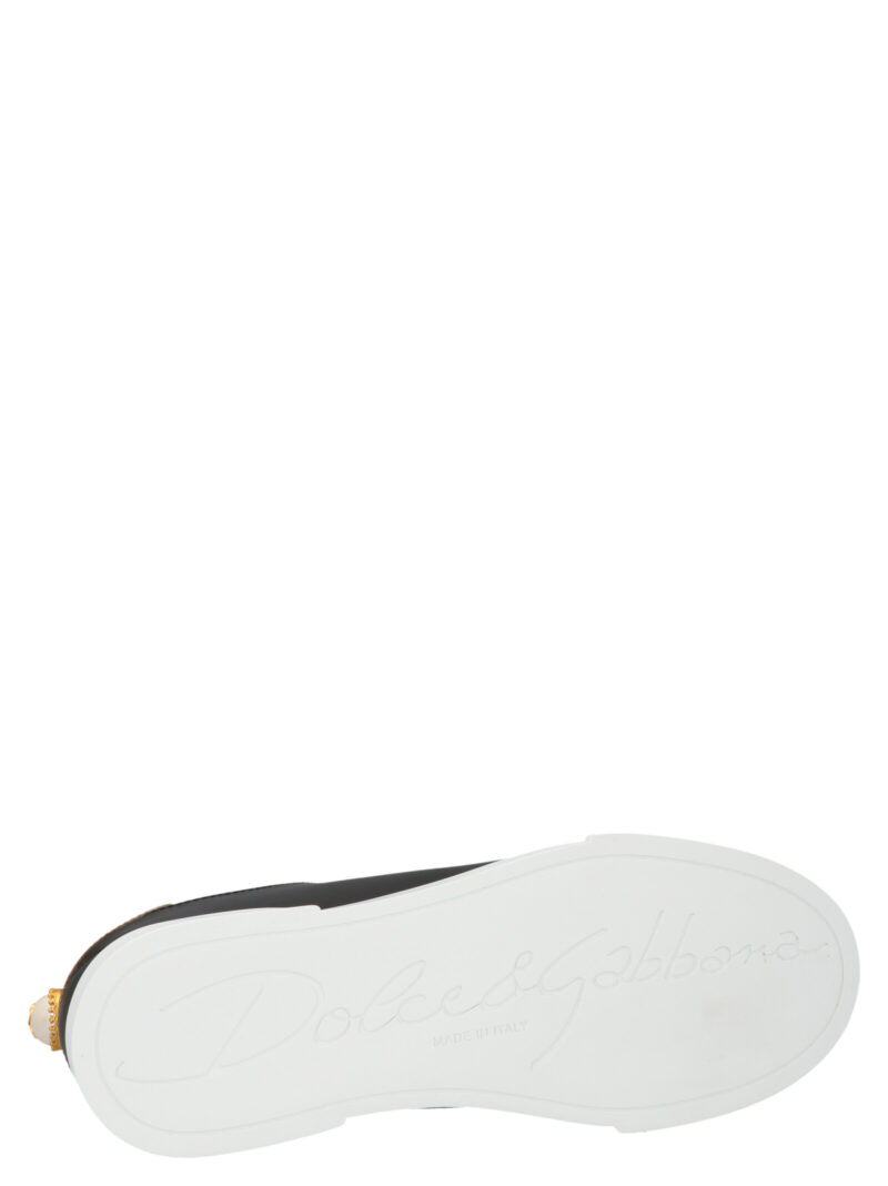 'Portofino' sneakers 100% calfskin leather (Bos Taurus) DOLCE & GABBANA Black