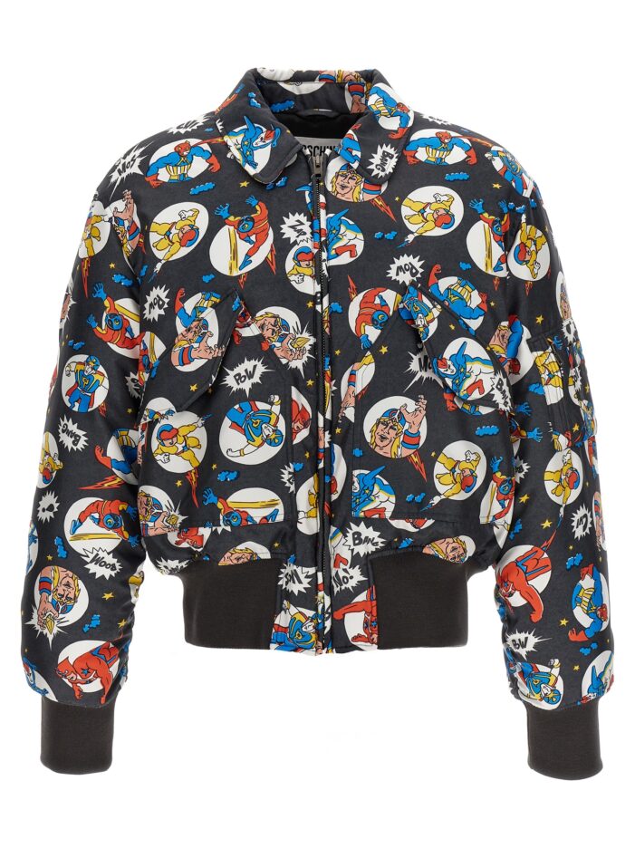 Fantasy Cartoon bomber jacket MOSCHINO Multicolor