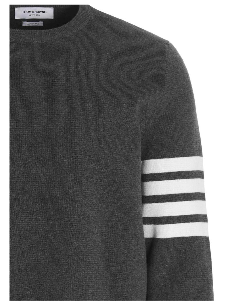 '4 bar’ sweater Man THOM BROWNE Gray