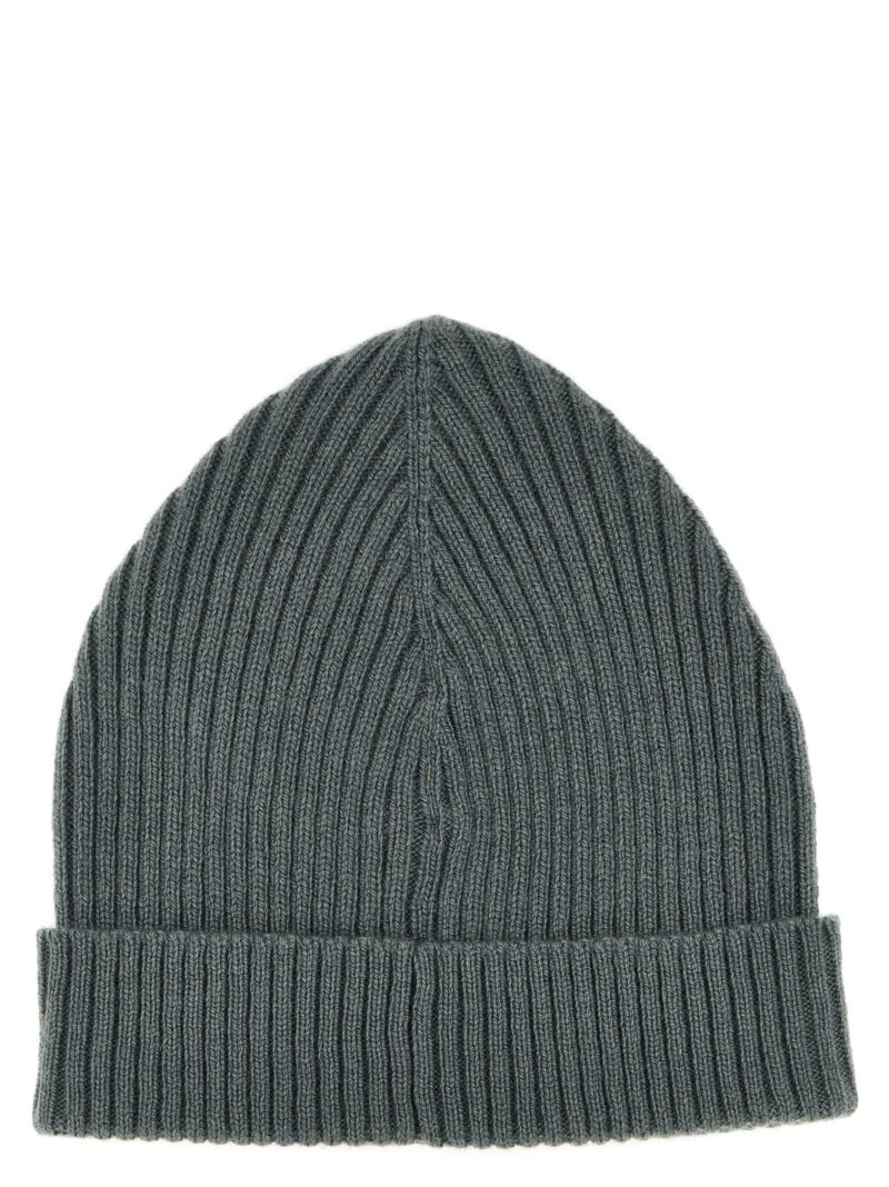 English ribbed beanie O4M80NO2K432900 BRIONI Green