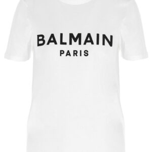 Logo print T-shirt BALMAIN White/Black