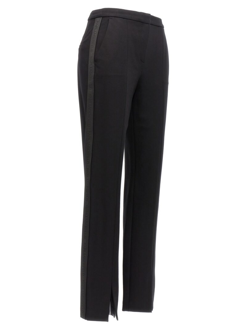 Punto pants Woman KARL LAGERFELD Black