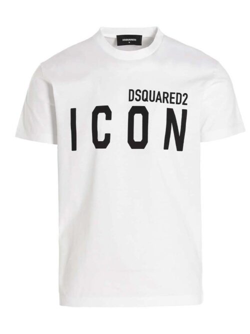 'Icon’ t-shirt DSQUARED2 White/Black