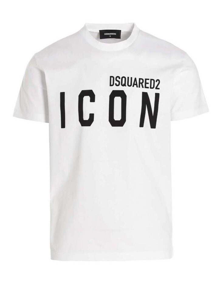 'Icon’ t-shirt DSQUARED2 White/Black