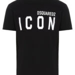 'Icon' T-shirt DSQUARED2 White/Black