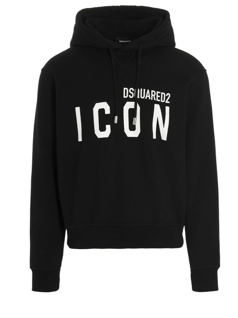 Logo hoodie DSQUARED2 White/Black