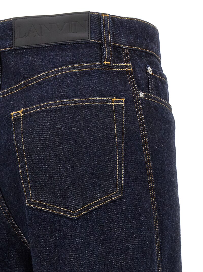 Twisted jeans 100% cotton LANVIN Blue