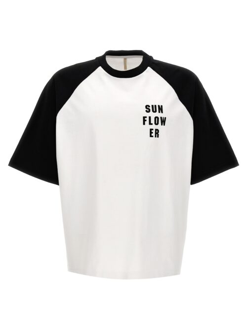 'Baseball' T-shirt SUNFLOWER White/Black