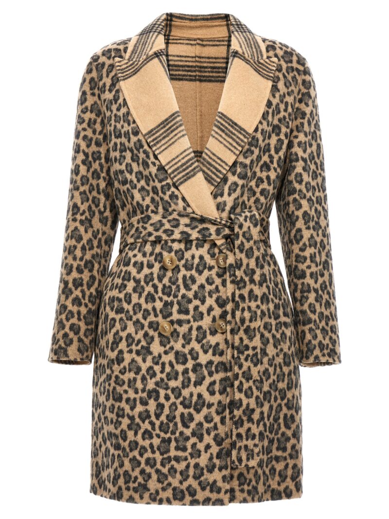 Animalier coat TWIN SET Beige