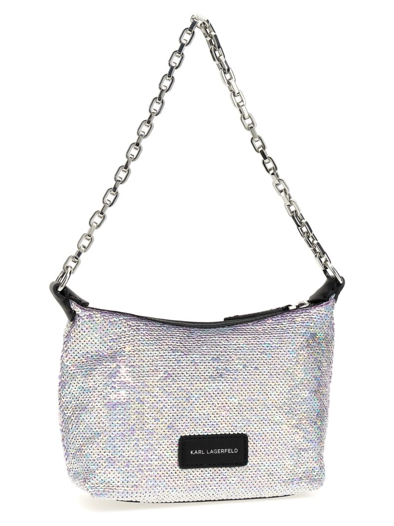 'K/Evening' mini shoulder bag 235W3052901 KARL LAGERFELD Silver