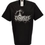 Logo embroidery T-shirt DOUBLET Black