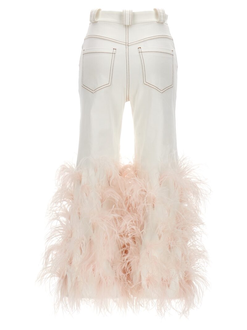 Feather jeans 23FWSVCA308101FEA1018 GIAMBATTISTA VALLI White