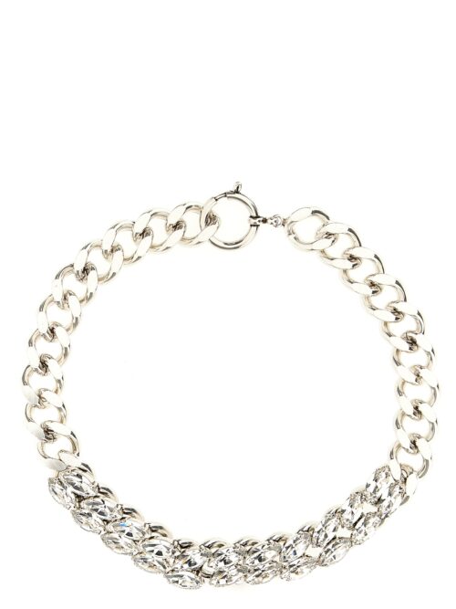 Crystal chain necklace ISABEL MARANT Silver