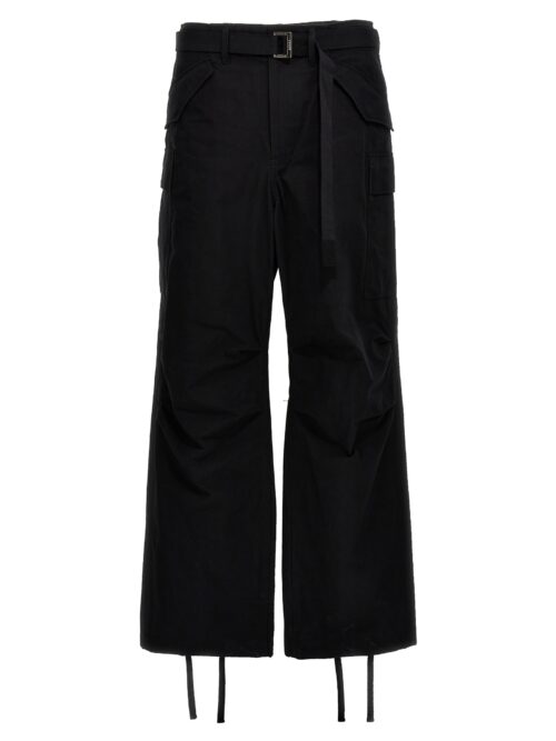 'Rip stop' pants SACAI Black