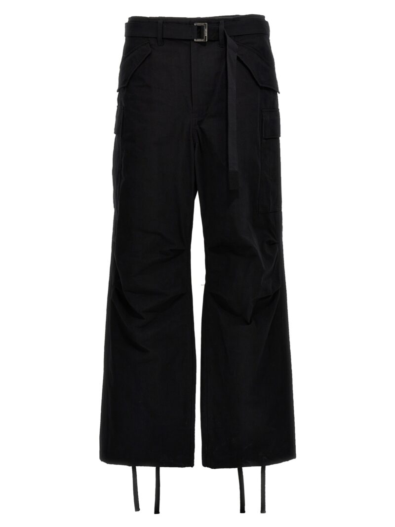 'Rip stop' pants SACAI Black