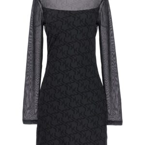 'Mesh monogram' dress KARL LAGERFELD Black