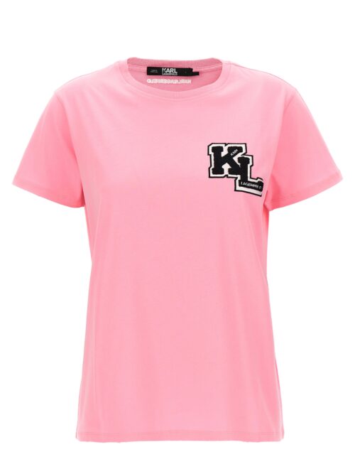 Logo T-shirt KARL LAGERFELD Pink