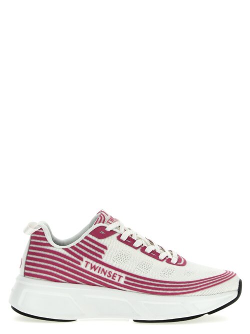 Stretch knit sneakers TWIN SET Fuchsia